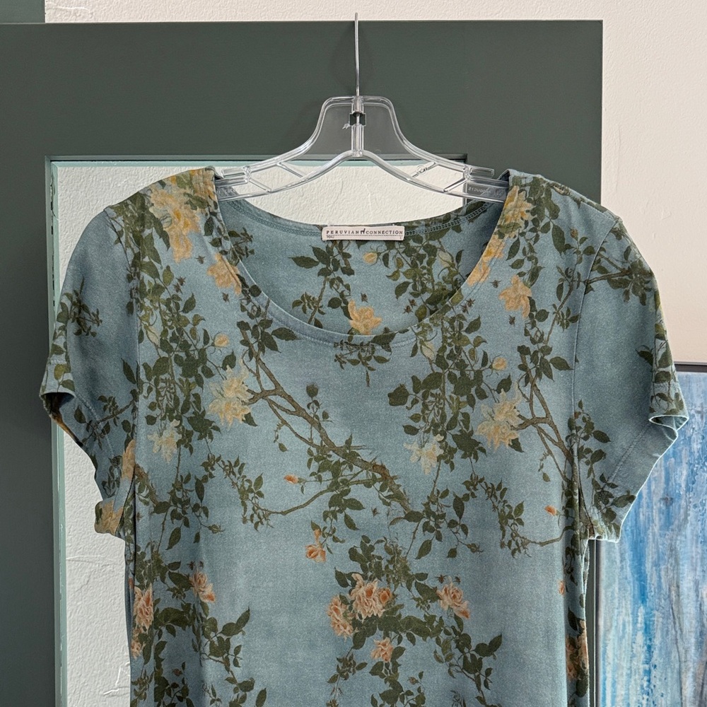 Rose Vine Pima cotton dress